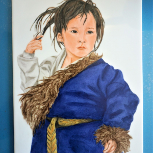 Enfant de Mongolie.